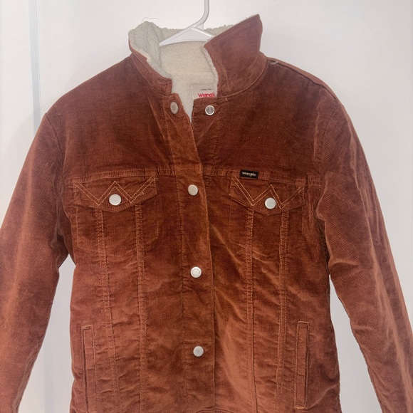Wrangler Jackets & Blazers - Wrangler Corduroy Jacket with Sherpa Lining